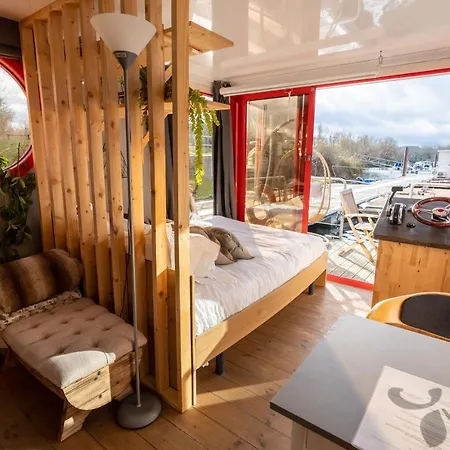بوتيل Cocon D'amour Sur L'eau Avec Sauna Saint-Martin-la-Garenne